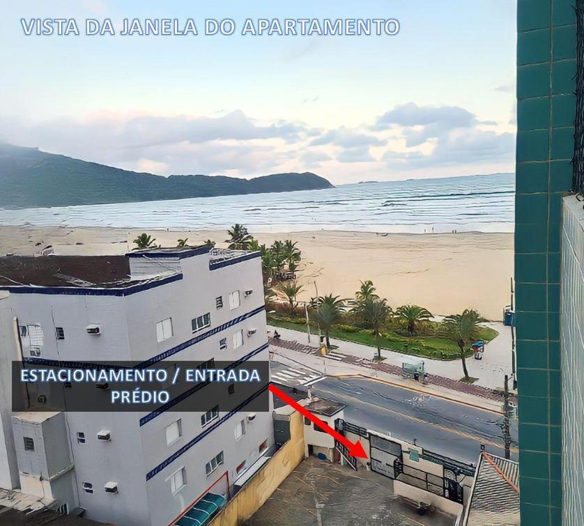 Kitnet Guilhermina Frente Feirinha E Mar Praia Grande  Esterno foto